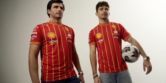 Ferrari Sainz Leclerc jerseys