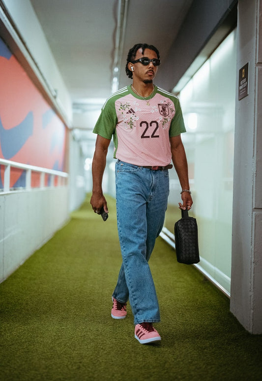 Jules Kounde's Makes an Entrance with Custom Japan x Nigo Shirt