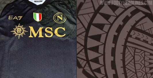 Maori Inspired Black & Gold Napoli 23-24 Third Kit Leaked
