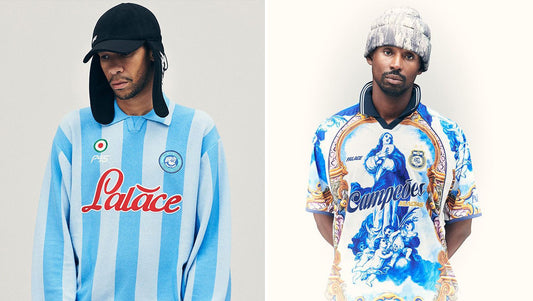 Palace Unveils Napoli-Inspired and AFA Football Jerseys for the Winter Season