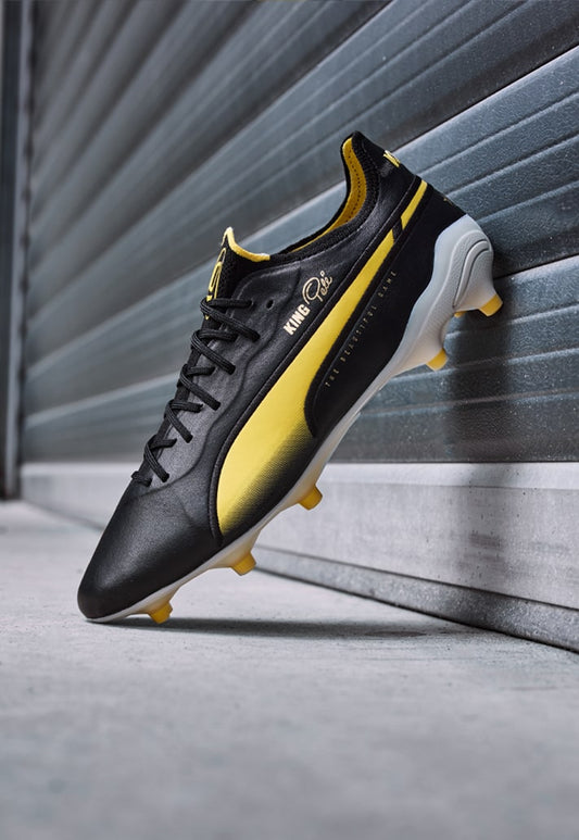 PUMA King Icon Editions: Celebrate Football Legends Pele and Cruyff with Stylish, Sustainable Footwear
