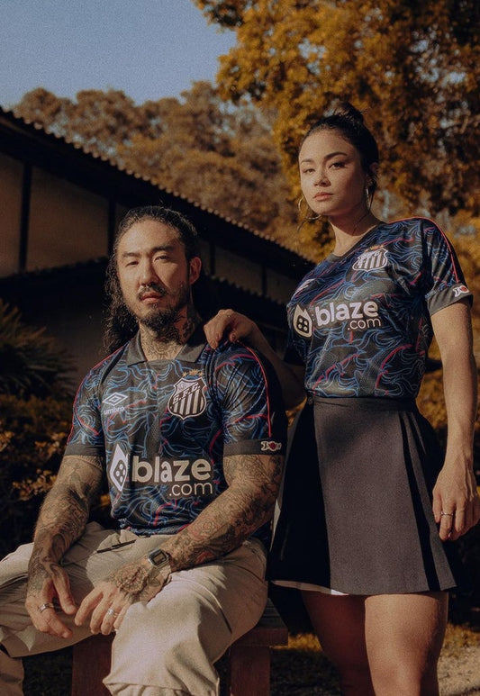 Umbro Brasil Launches Santos 23/24 Third Shirt: A Tribute to Asian History