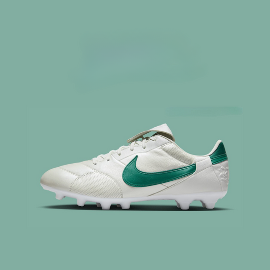 Nike Premier III FG: A Fresh Metallic White/Mystic Green Masterpiece for 2024