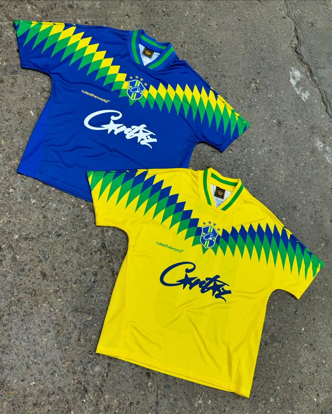 Corteiz Drops Retro Brazil Kits & Tracksuits for Copa América 2024 ...