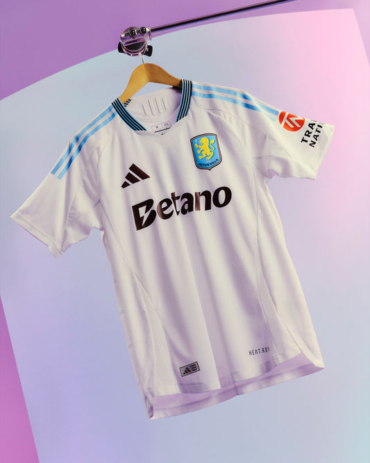 Aston Villa’s 24/25 Away Kit: A Modern Classic with Claret and Blue Elegance