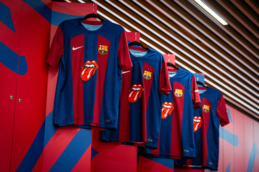 Update: Spotify x Barcelona Unveil a Limited-Edition Rolling Stones Kit for El Clásico