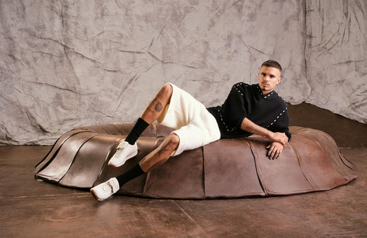 Romeo Beckham models Fenty x PUMA Avanti sneakers