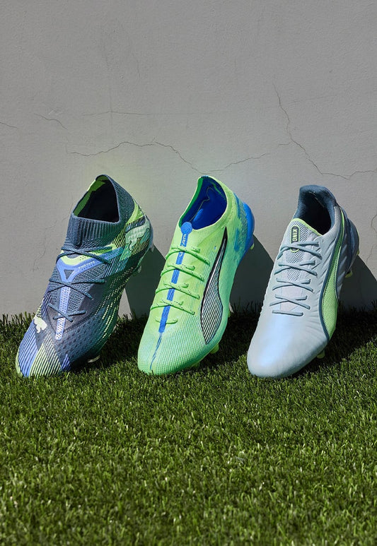 Unleash Your Game with PUMA 'Lights Out' Pack: ULTRA 5, FUTURE 7, and KING Football Boots