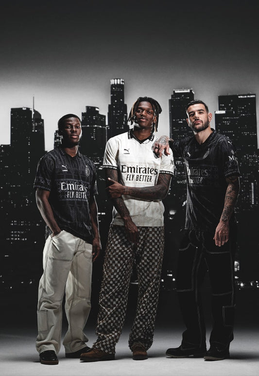 PUMA and PLEASURES Unveil Revolutionary AC Milan 23/24 Fourth Kits