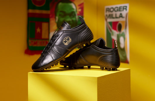 Relive the Glory: Pantofola D'Oro Lazzarini's Tribute to Football Legend Roger Milla