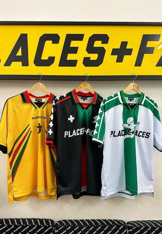 PLACES+FACES Unveils Vibrant Football Shirt Collection for Spring 2024: Streetwear and Soccer Spirit