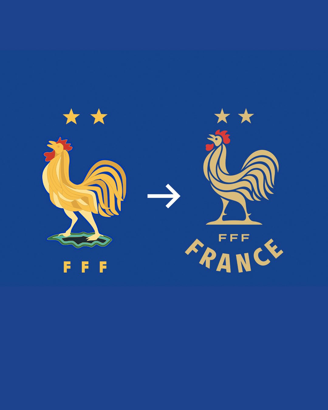 Francia reinventa su identidad: el nuevo escudo de los Blues llega en 2027
