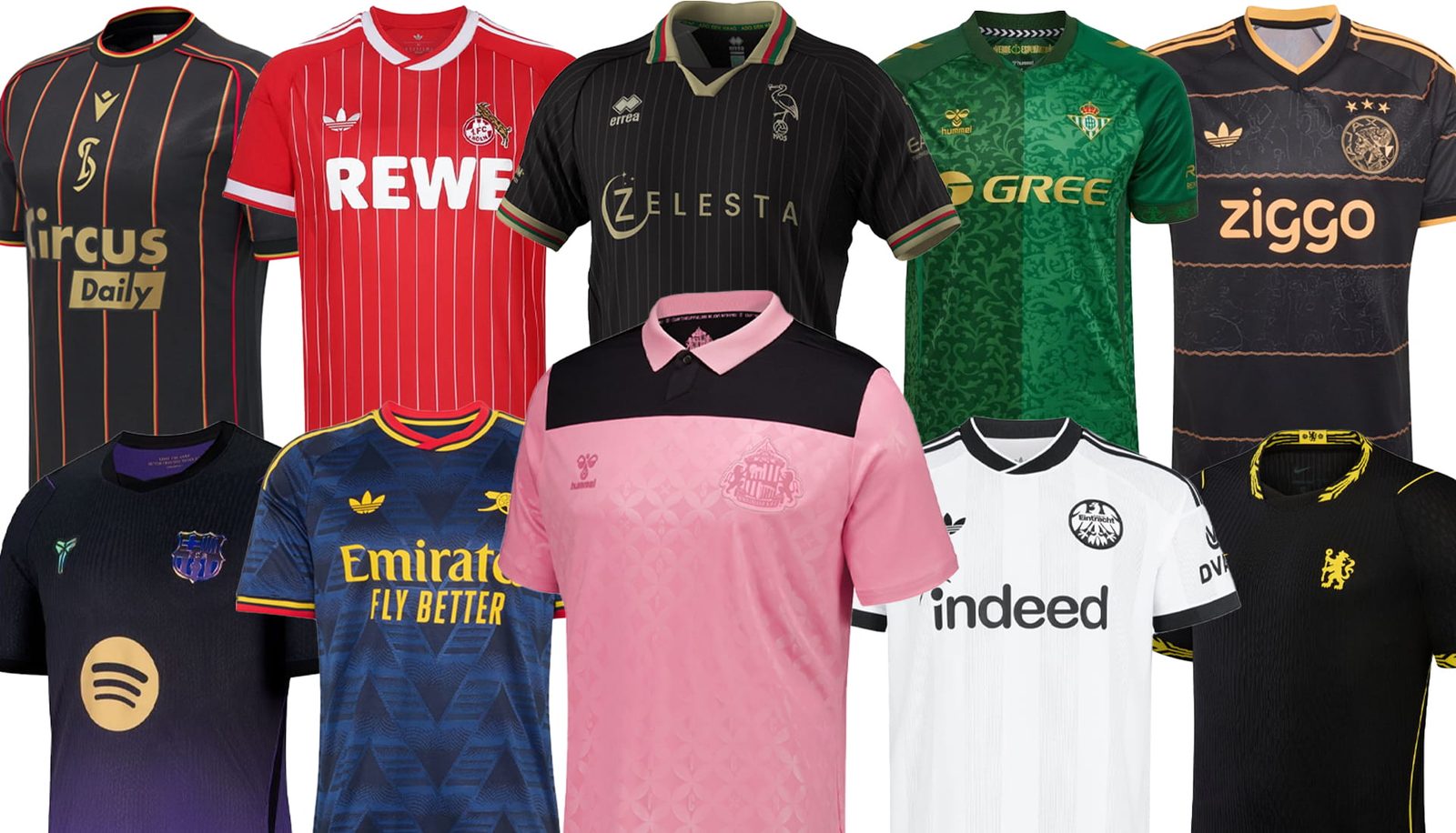 Las 10 mejores camisetas de visitante de la temporada 26/27: Los diseños que están revolucionando el fútbol