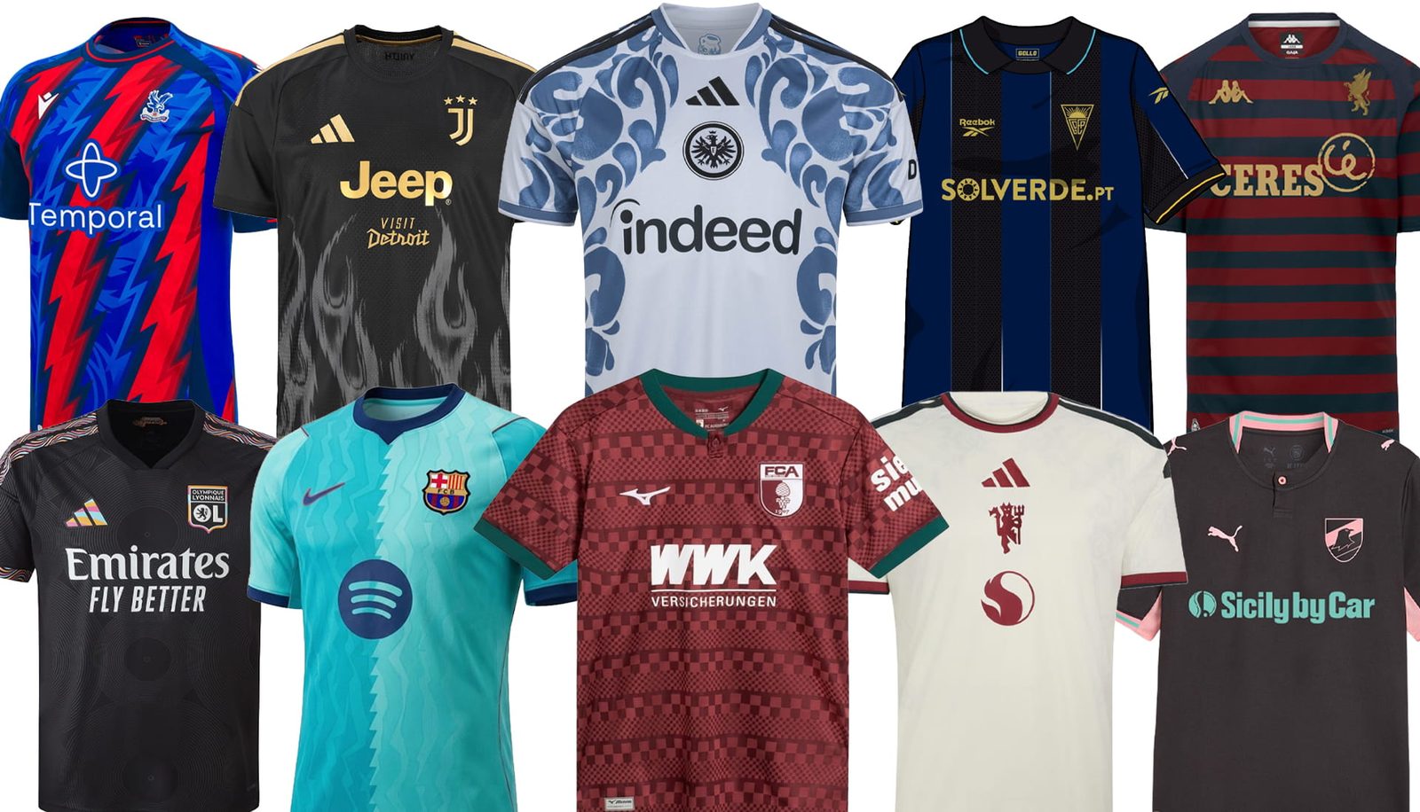 Los 10 mejores diseños de tercera camiseta de la temporada 26/27